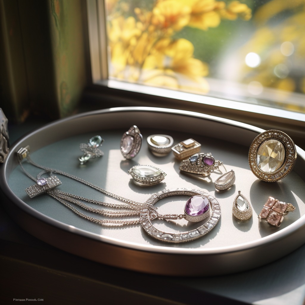 Gold jewelry collection