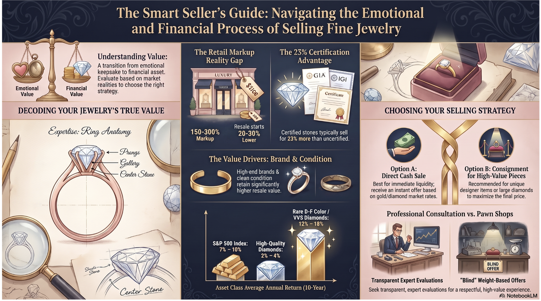 The Smart Seller's Guide: Navigating the Emotional and Financial Process of Selling Fine Jewelry